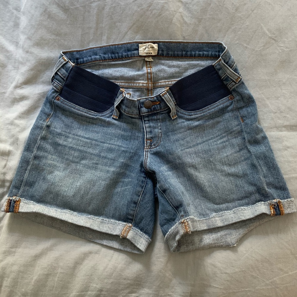 JCrew Maternity Jean Shorts